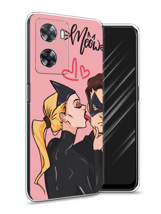 

Чехол Awog на Oppo A77s 4G "Kiss of Cat Woman", Розовый;черный;бежевый, 2511950-1