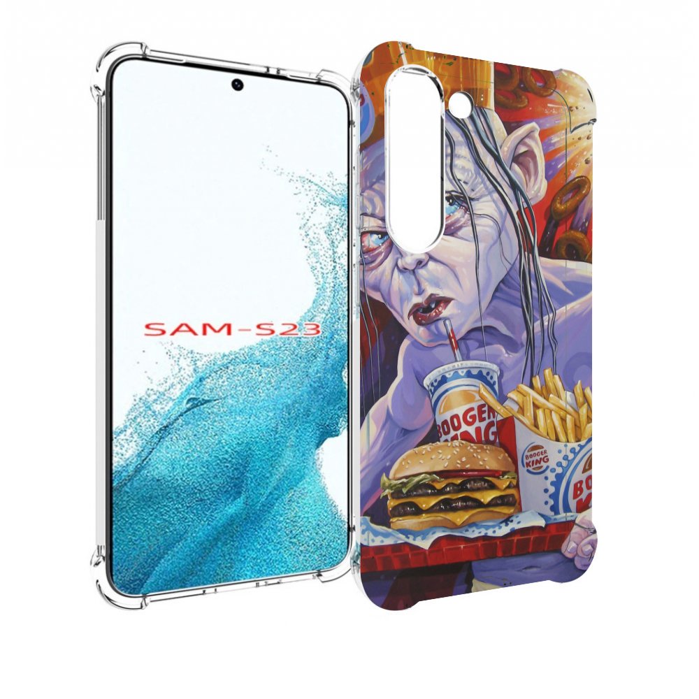 

Чехол MyPads любитель бургер кинга для Samsung Galaxy S23, Прозрачный, Tocco