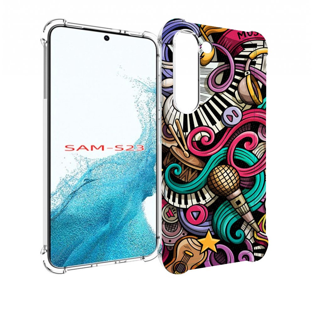 

Чехол MyPads любимая-музыка для Samsung Galaxy S23, Прозрачный, Tocco