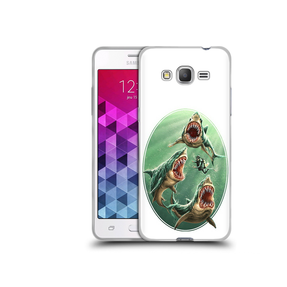 

Чехол MyPads Tocco для Samsung Galaxy Grand Prime синяя бездна, Прозрачный, Tocco