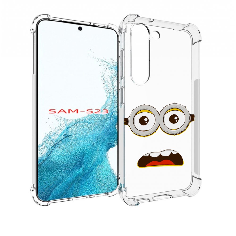 

Чехол MyPads лицо-миньона для Samsung Galaxy S23, Прозрачный, Tocco