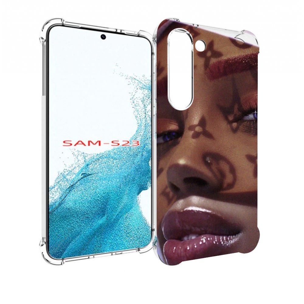 

Чехол MyPads лицо девушки тень женский для Samsung Galaxy S23, Прозрачный, Tocco