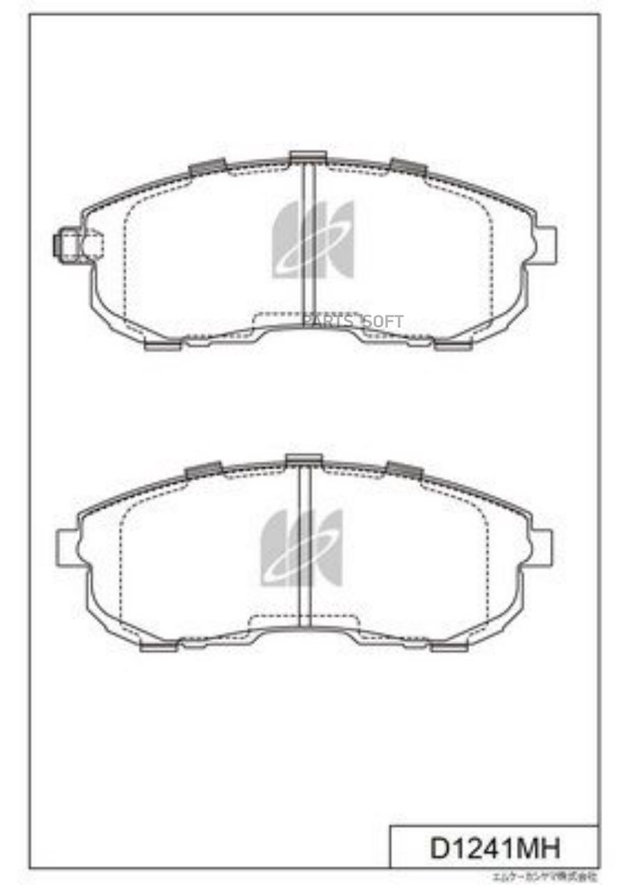 

Колодки Тормозные Дисковые Nissan Skyline V35 01, Suzuki Sx-4 06 D1241mh Kashiyama D1