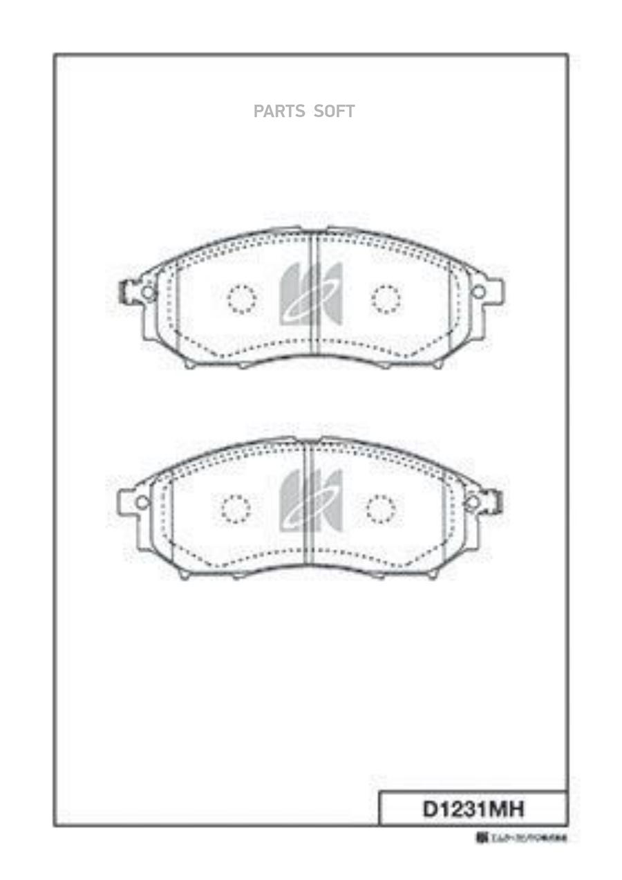 

Колодки Тормозные Nissan Skyline V35 04-, Cedric/Gloria Y34 99-, President Pgf50 03- Kashi