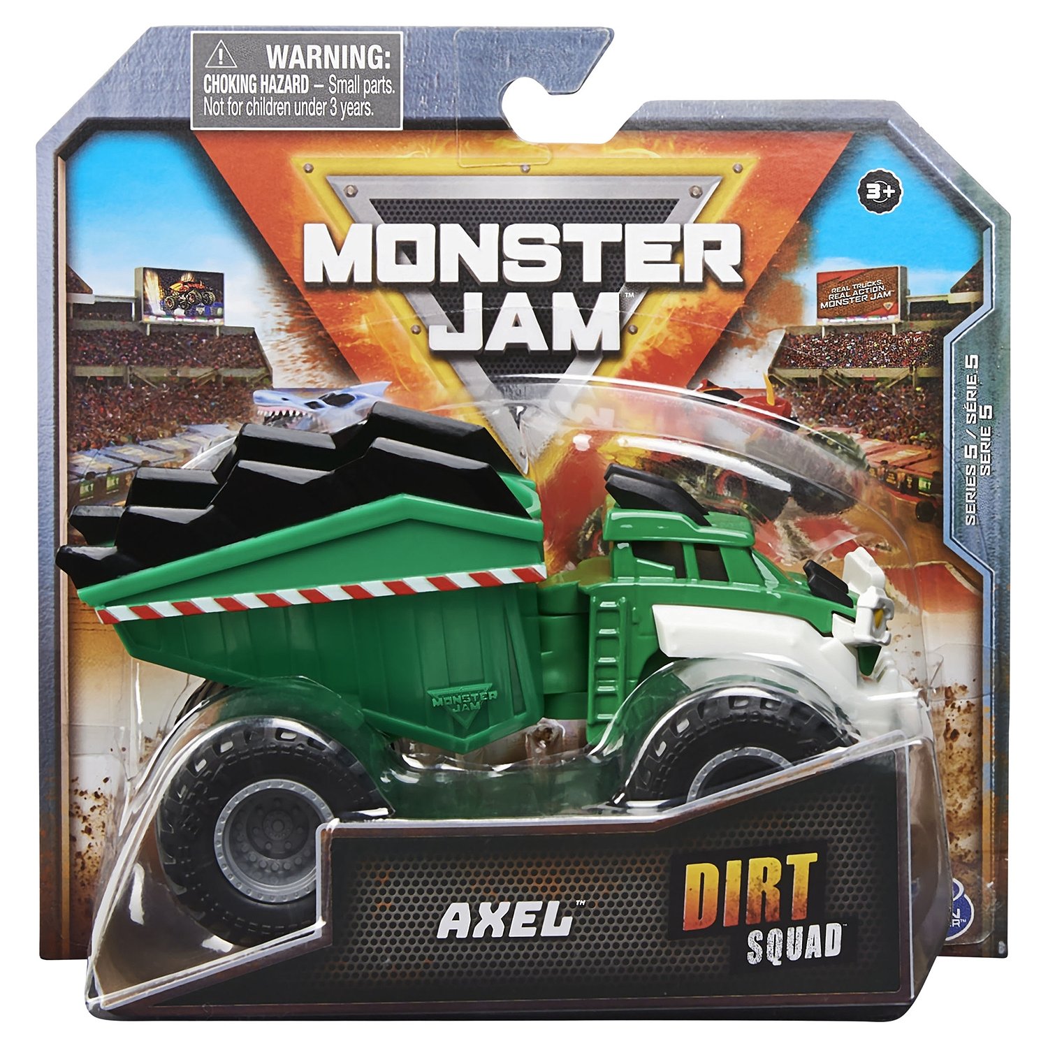 фото Машинка monster jam 1:64 самосвал axel 6063908