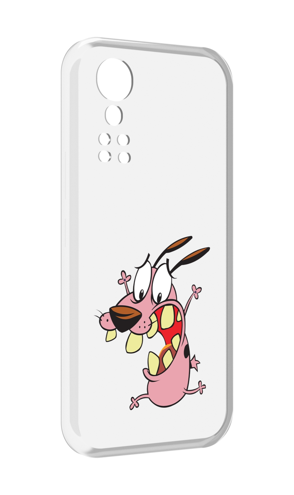 Чехол MyPads зубастый бобик для ZTE Axon 30 5G / Axon 30S