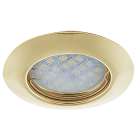 

Ecola Light MR16 DL92 GU5.3 Светильник встраиваемый выпуклый Золото