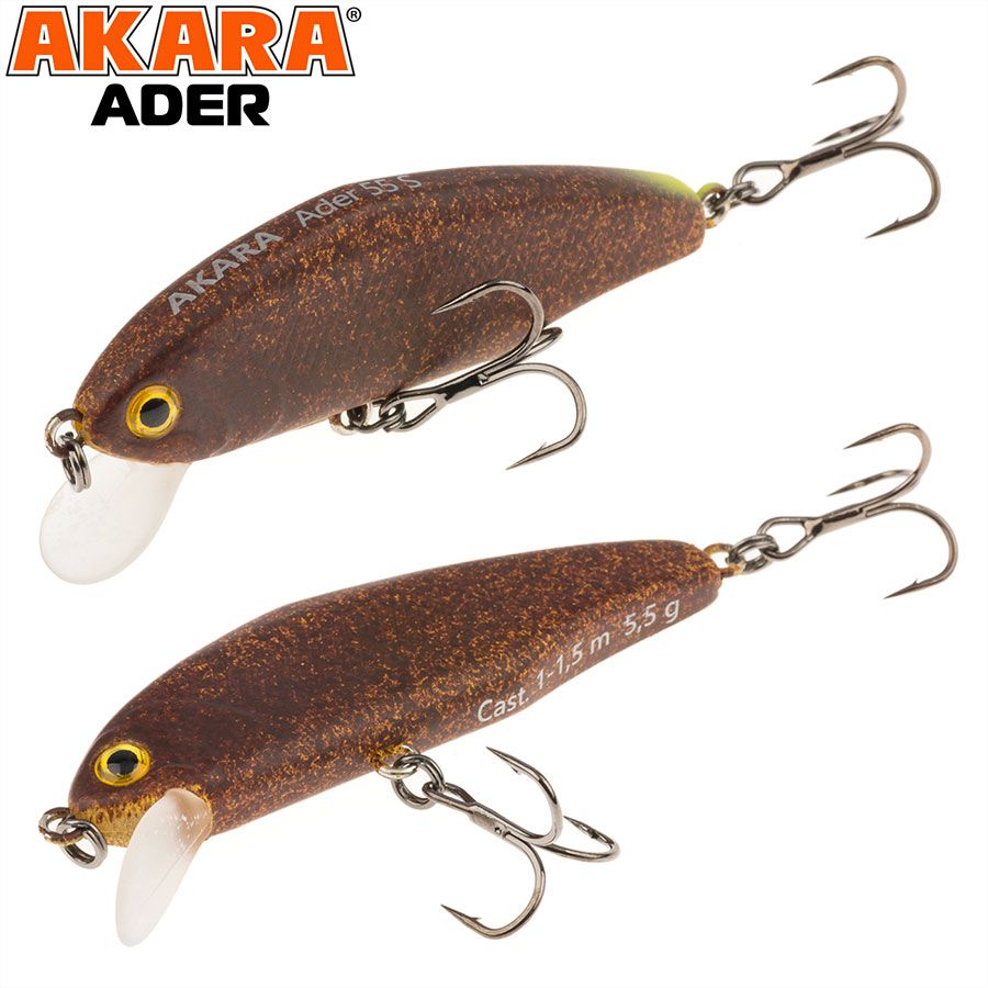 

Воблер Akara Ader 55S 5,5 гр A-221, Разноцветный, Ader