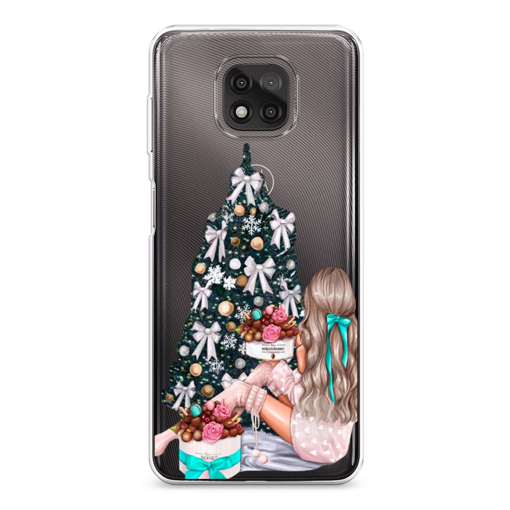 

Чехол на Motorola Moto G Power 2021 "New Year", Зеленый;бежевый;голубой, 242750-5