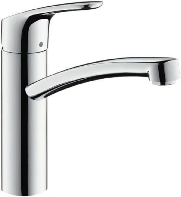 

Смеситель hansgrohe Focus для кухонной мойки с поворотным изливом 31806000, хром, Серебристый