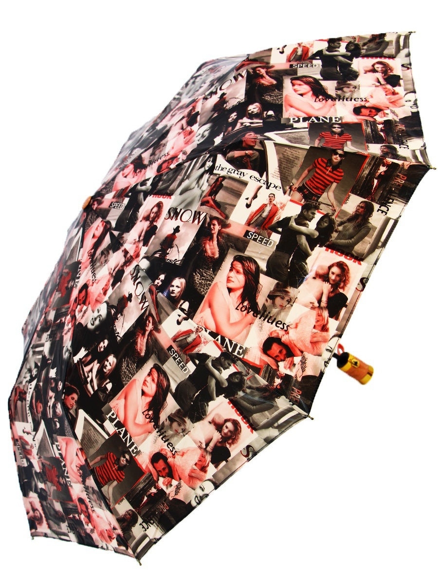 

Зонт женский Popular Umbrella 1630 глубокий коралловый, 1630