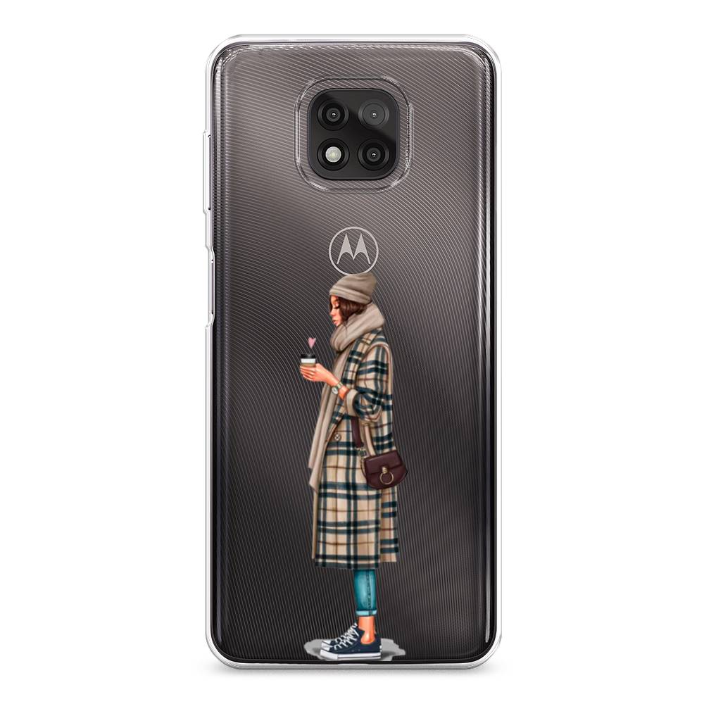 

Чехол на Motorola Moto G Power 2021 "Утренний кофе", Коричневый;бежевый, 242750-6