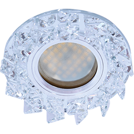 

Ecola MR16 DL1661 GU5.3 Glass с крупными прозр. стразами Елочка