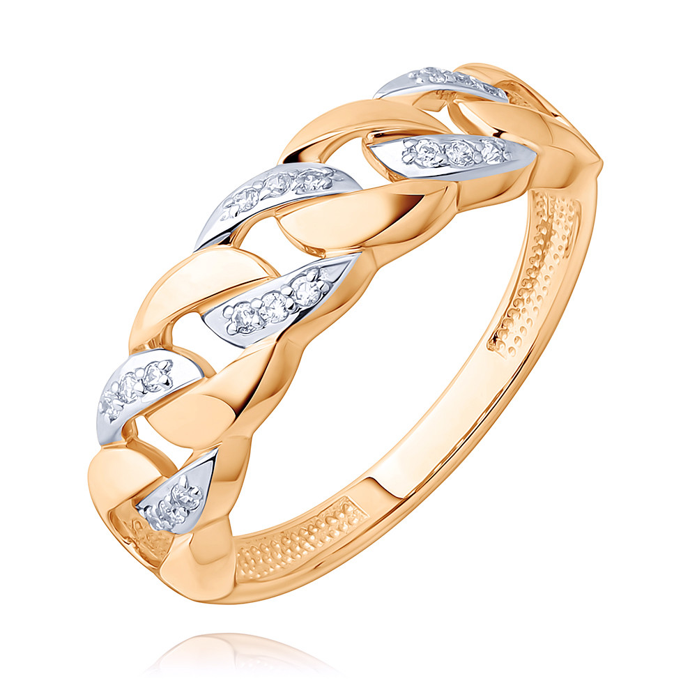 

Кольцо из красного золота р. , ADAMAS 14041115/01-А50Д-72, фианит, 14041115/01-А50Д-72