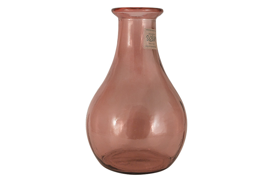 

Ваза San Miguel Peach Cream 31см розовая стекло VSM-5491-DB19_