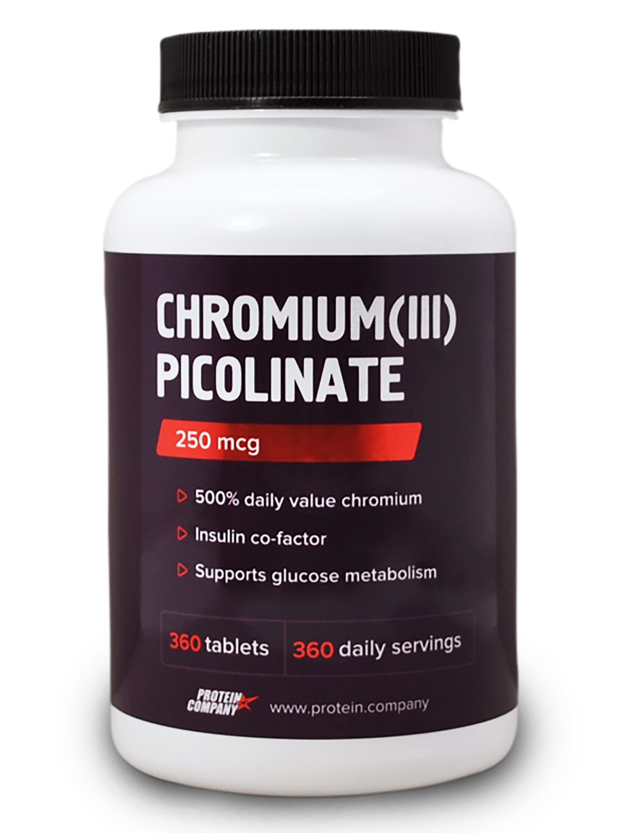 Хром Protein.Сompany Chromium (III) picolinate 360 таблеток