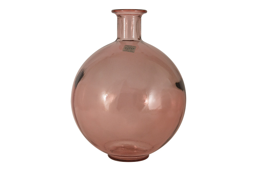 

Ваза San Miguel Peach Cream 25см розовая стекло VSM-4741-DB19_