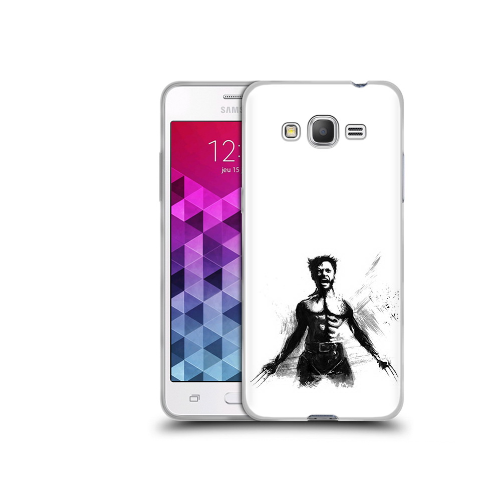 

Чехол MyPads Tocco для Samsung Galaxy Grand Prime росомаха, Прозрачный, Tocco