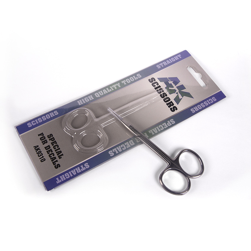 

Ножницы AK Interactive AK9310 прямые для декалей, SCISSORS STRAIGHT