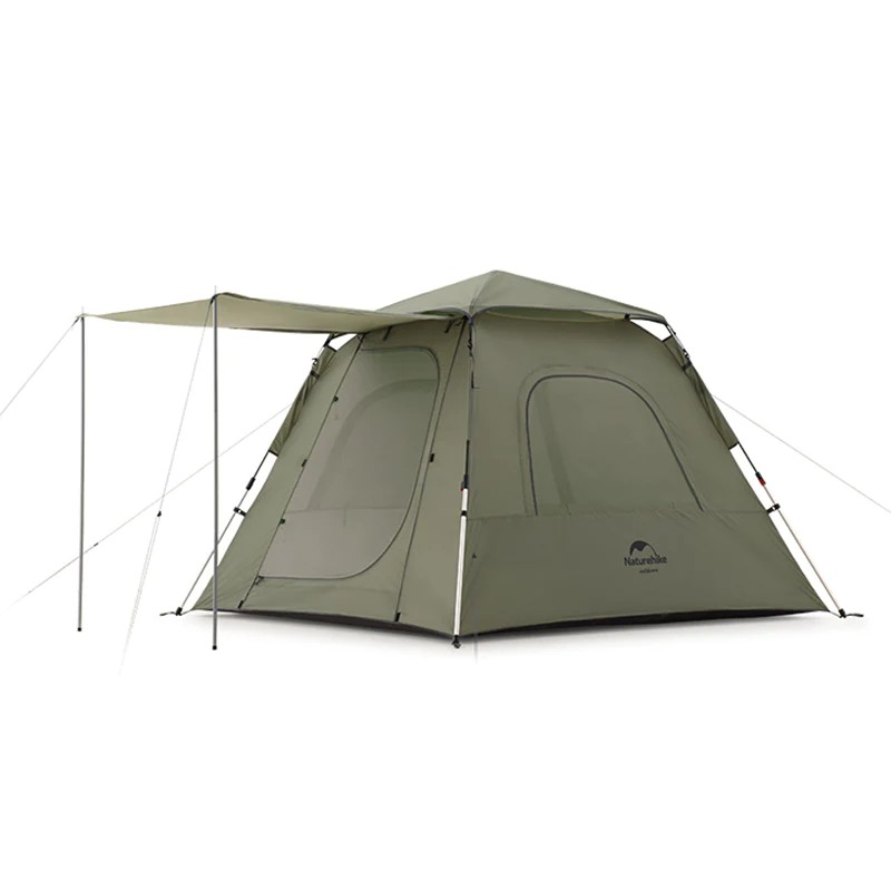 

Палатка Naturehike Ango pop up tent 4 army green, Зеленый, NH21ZP010