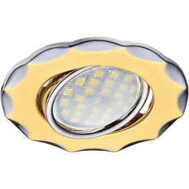 

Ecola MR16 DH07 GU5.3 Светильник встраиваемый Звезда скрытый крепеж лампы Зо