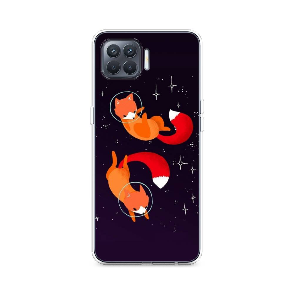 

Чехол Awog на Oppo Reno 4 Lite/A93 "Лисы космонавты", Разноцветный, 255350-4