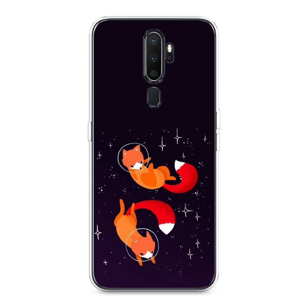 

Чехол Awog на Oppo A5/A9 2020 "Лисы космонавты", Разноцветный, 251950-4