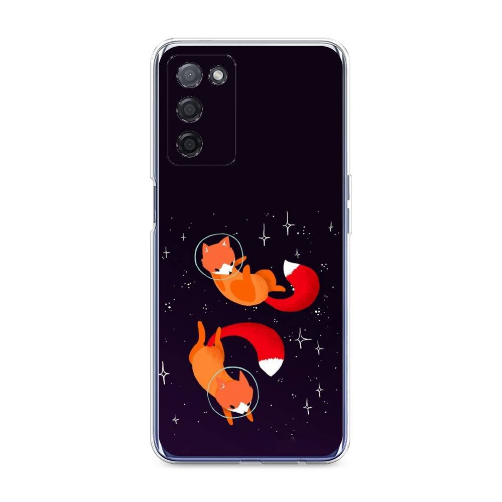 

Чехол Awog на Oppo A55 5G "Лисы космонавты", Разноцветный, 256250-4