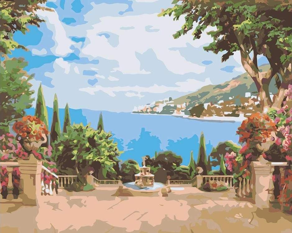 

Картина по номерам Живопись по Номерам Вид на море, 40x50, Вид на море