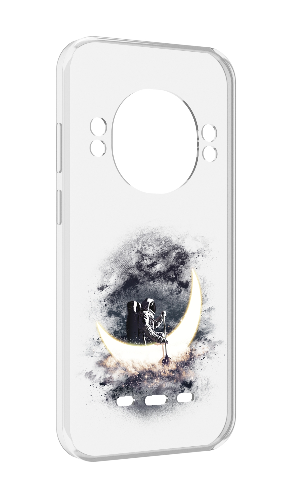 

Чехол MyPads лунный путешественник для UleFone Power Armor 16 Pro, Прозрачный, Tocco