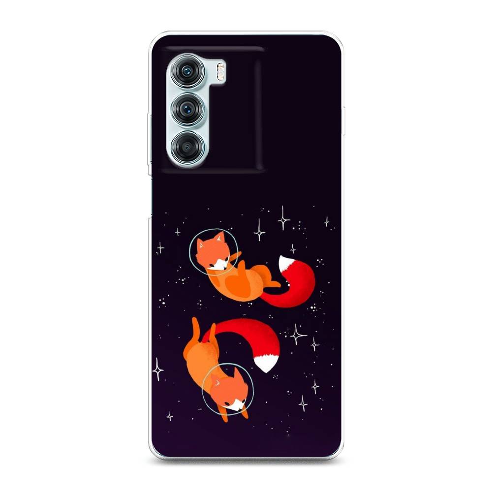 

Чехол Awog на Motorola Moto Edge S30 "Лисы космонавты", Разноцветный, 243050-4