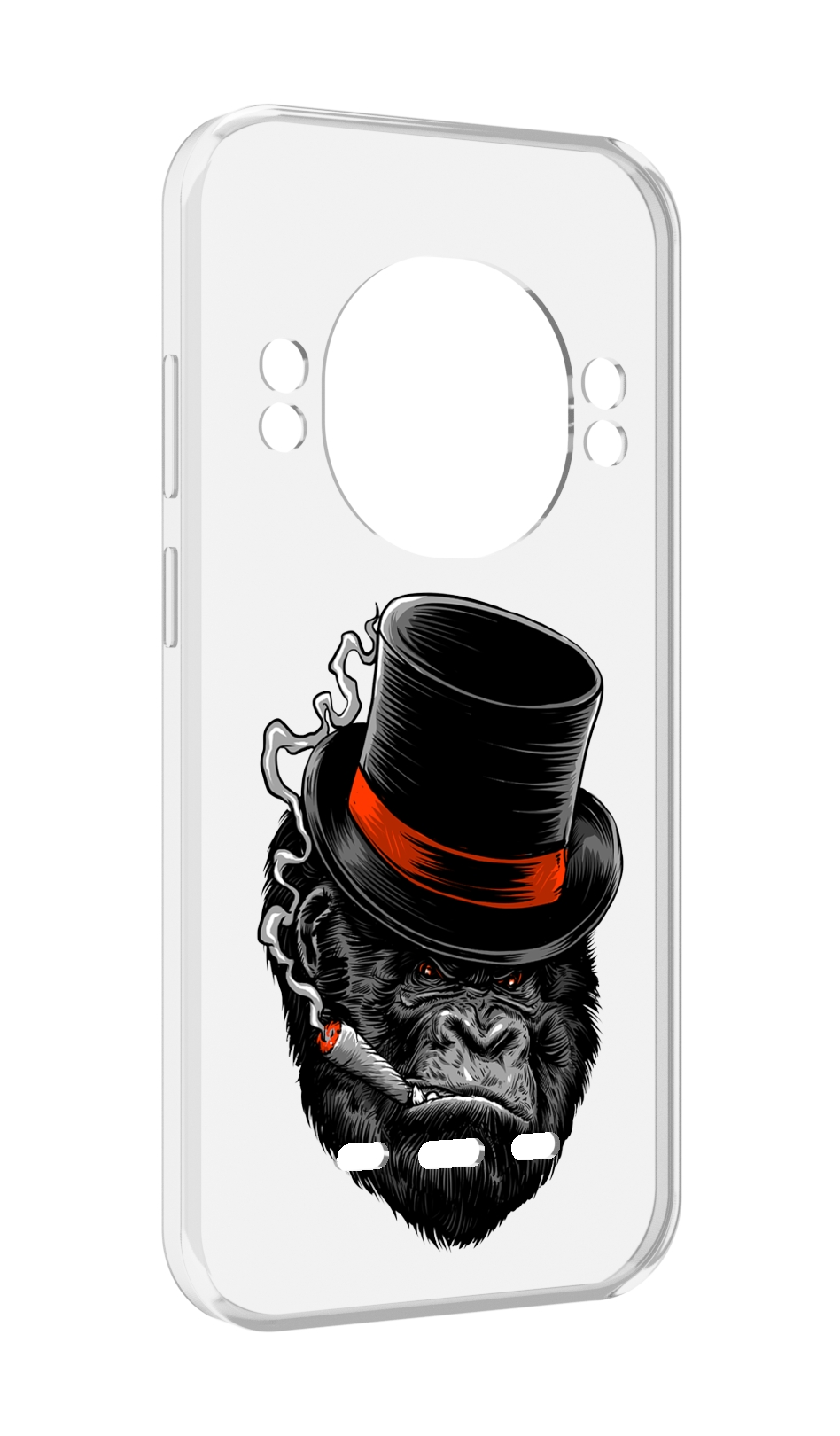 

Чехол MyPads дизайнерская горилла для UleFone Power Armor 16 Pro, Прозрачный, Tocco