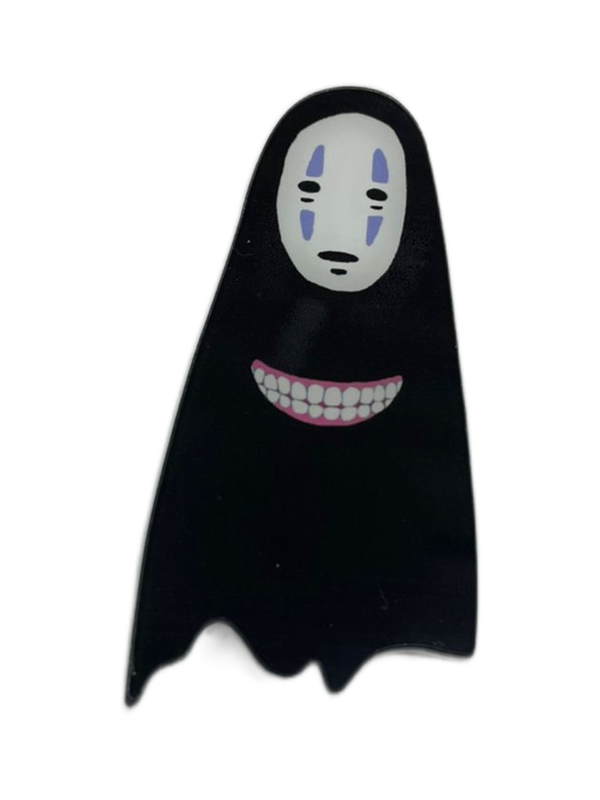 Значок на одежду Plush Story Безликий Бог Каонаси с зубами Унесенные призраками, черный