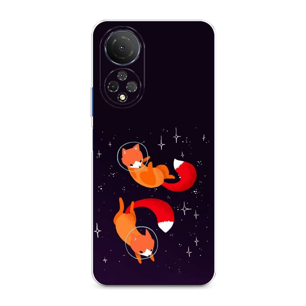 

Чехол Awog на Honor X7 2022 "Лисы космонавты", Разноцветный, 6108850-4