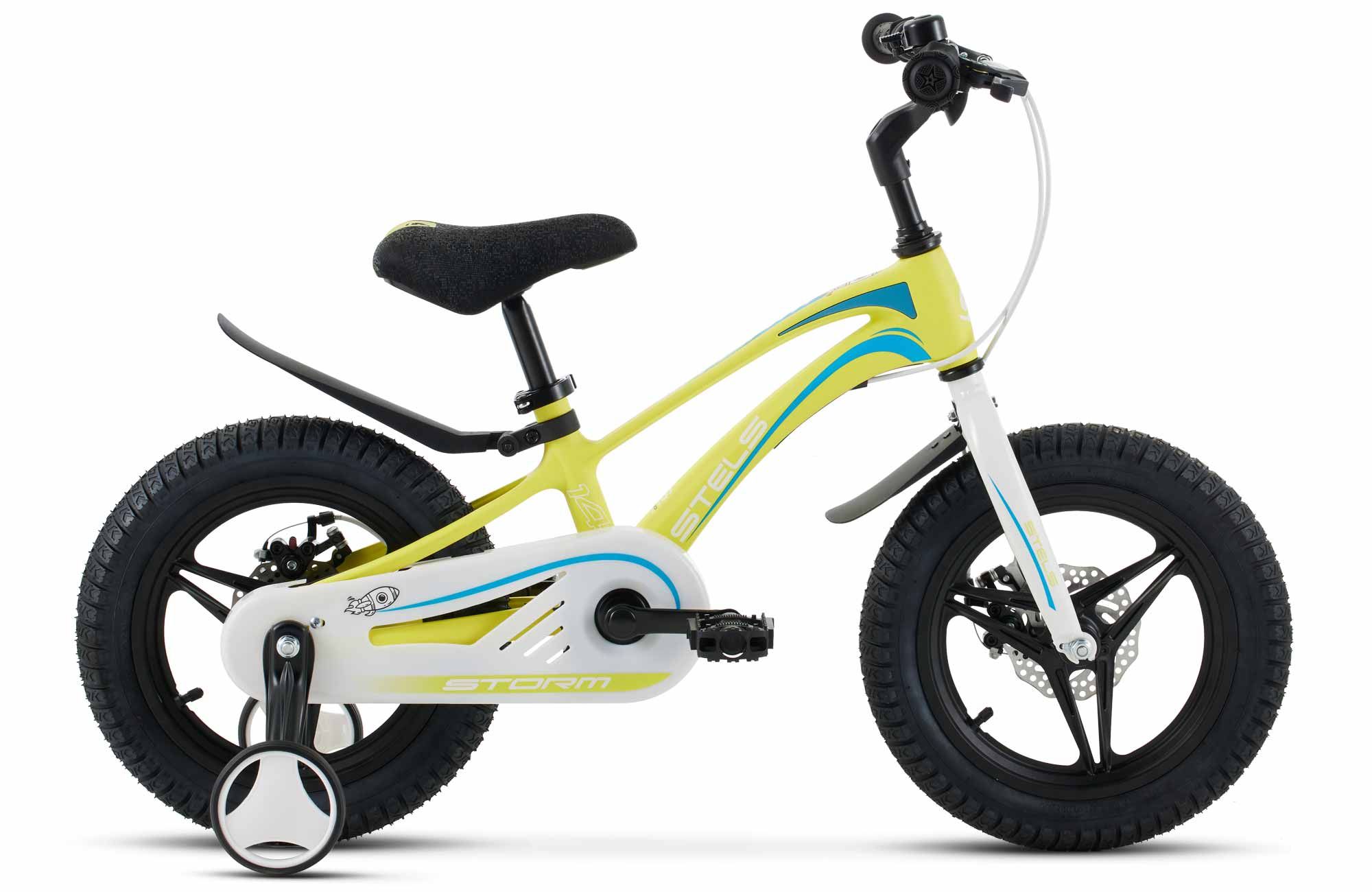 

Детский велосипед Storm MD 14" Z010 78" Желтый 2024