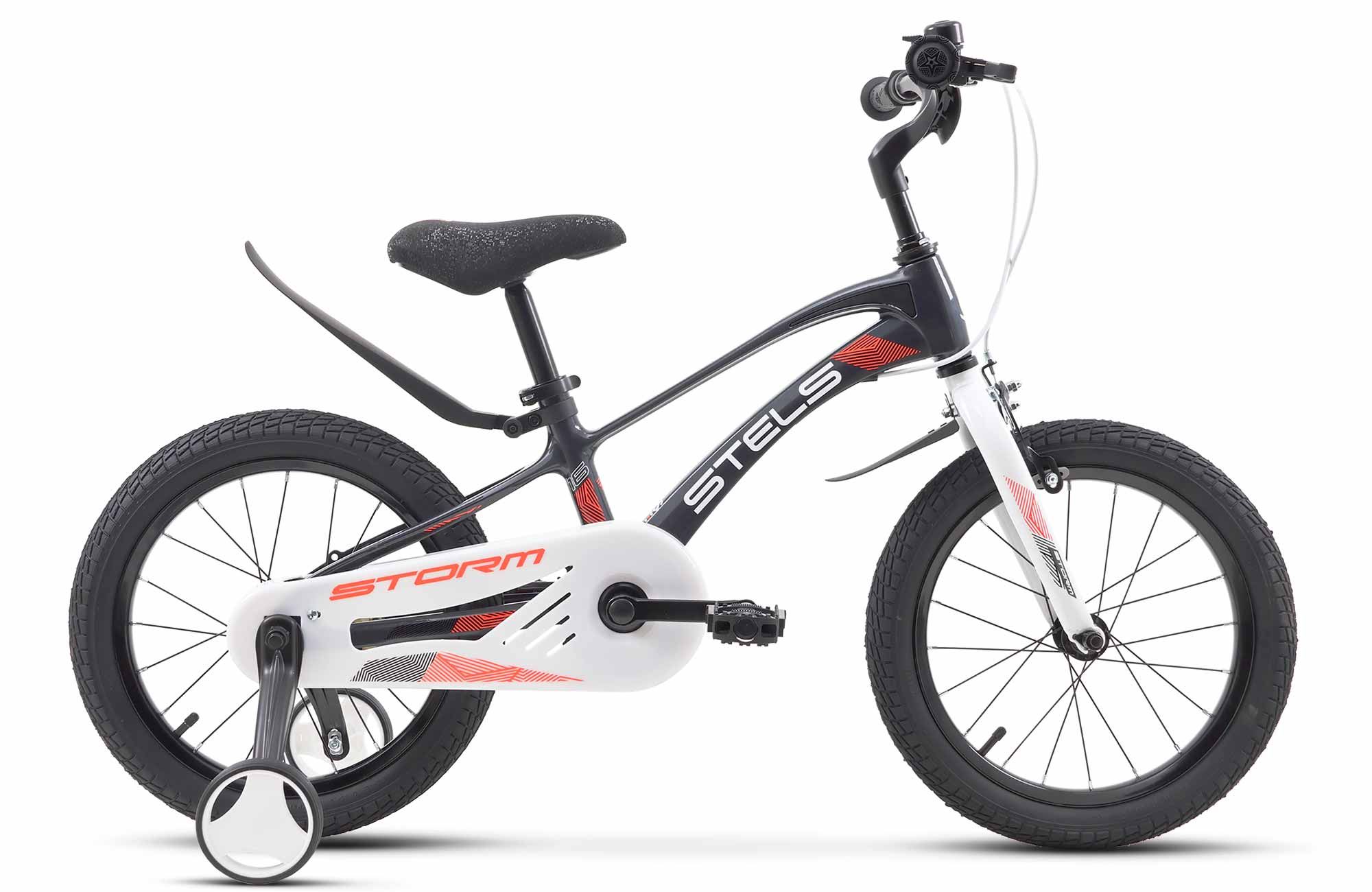 

Детский велосипед Storm KR 16" Z010 78" 86" Серый 2024