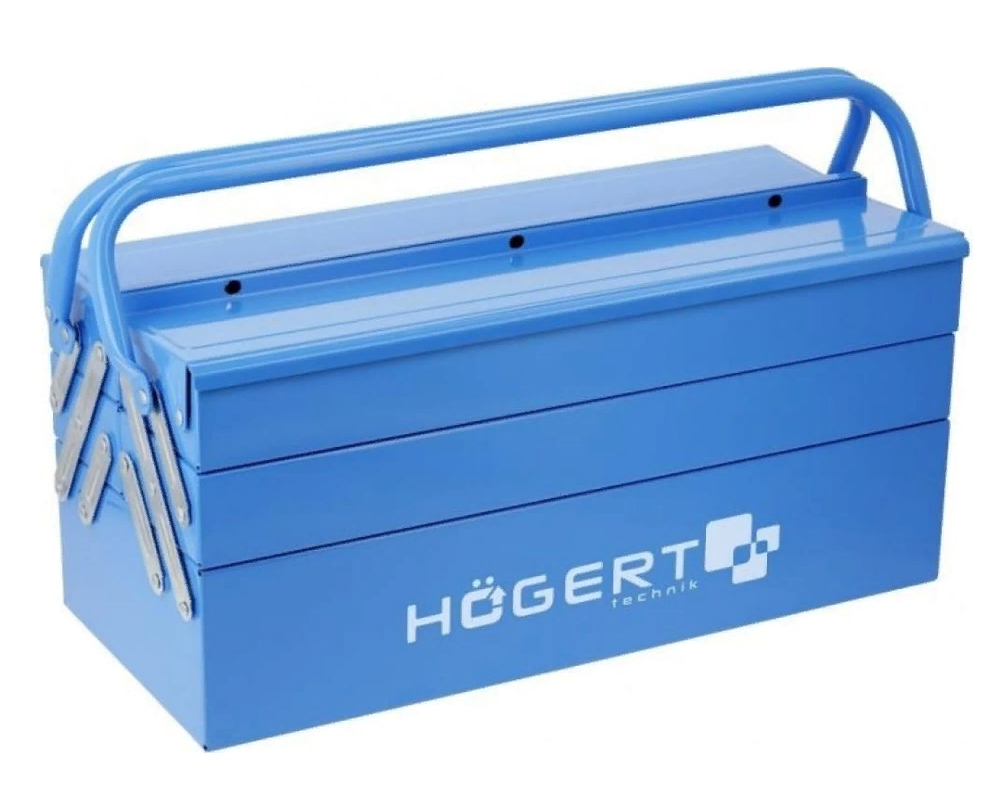 Ящик для инструментов HOEGERT TECHNIK металлический 5 отделений 55x20,5x29,5 см HT7G072