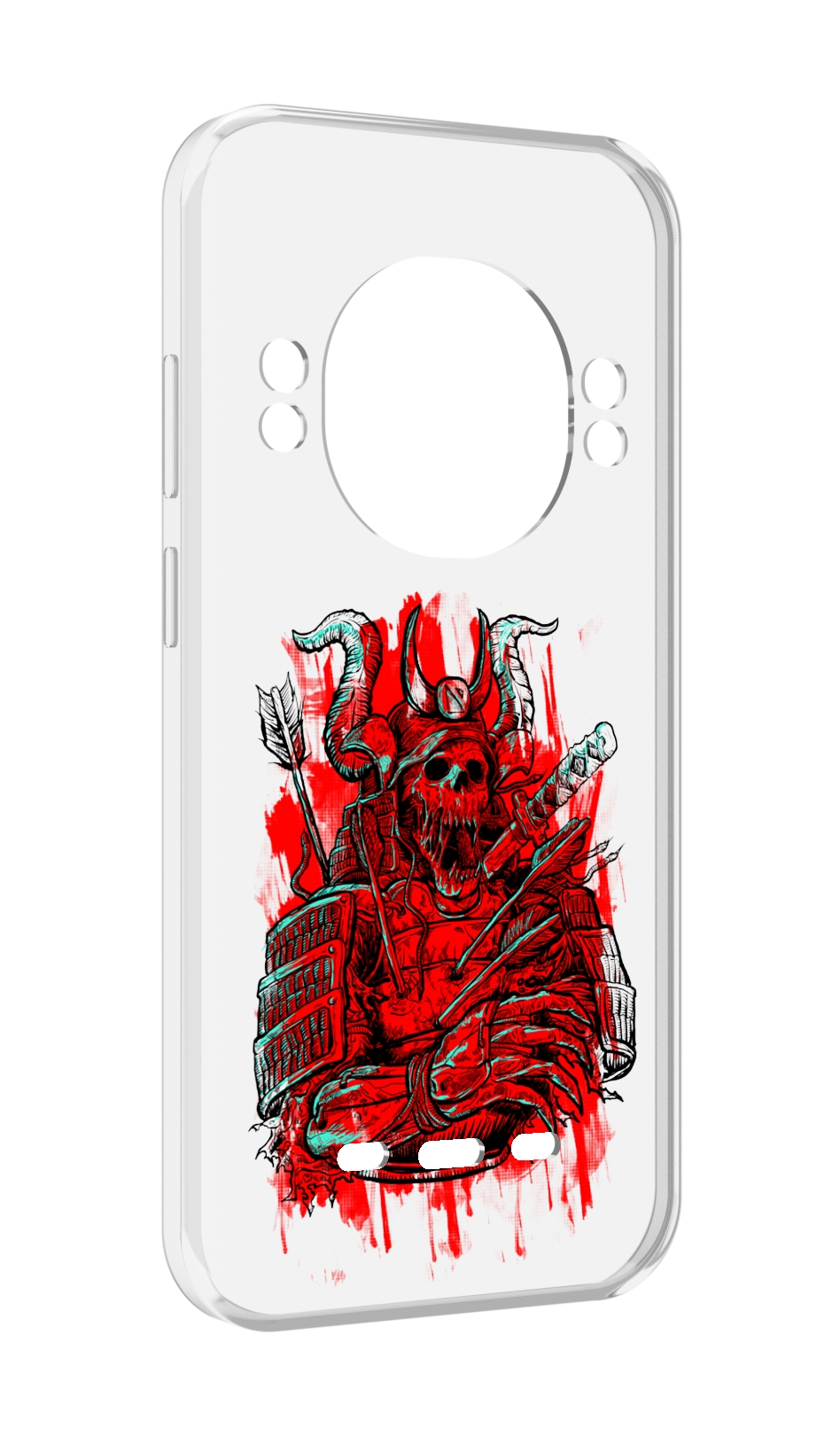 

Чехол MyPads красный скелет воин для UleFone Power Armor 16 Pro, Прозрачный, Tocco