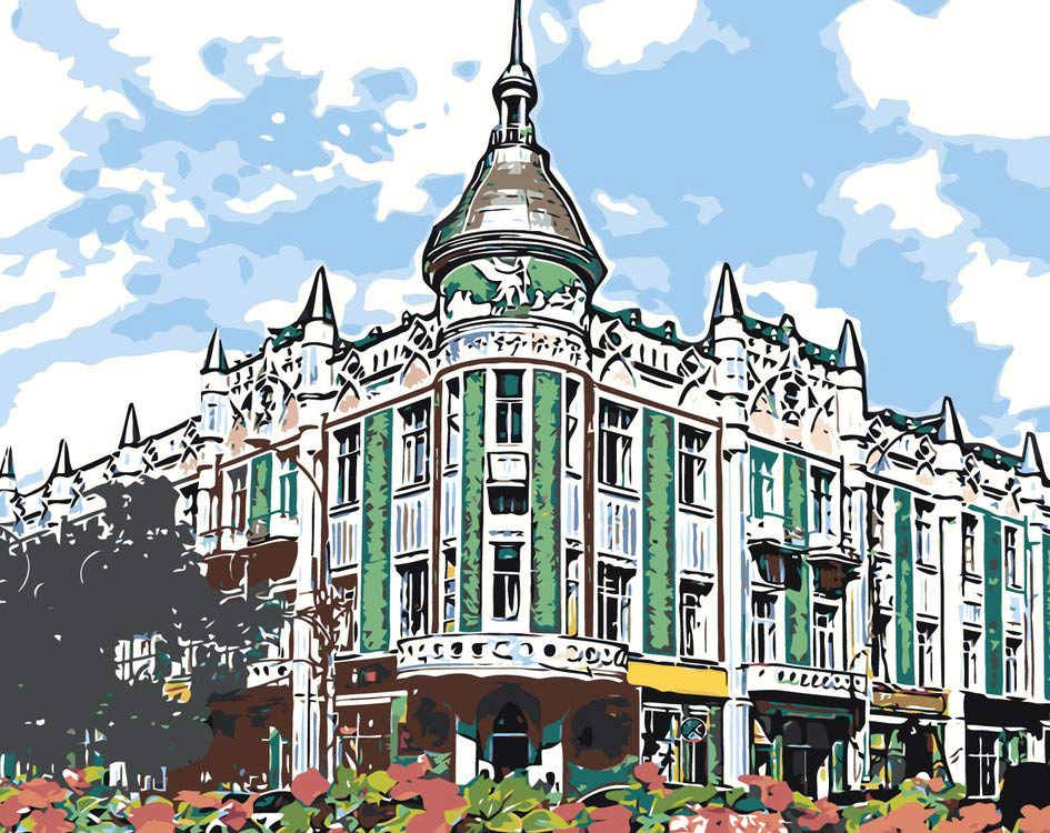 

Картина по номерам Живопись по Номерам Старинное здание, 40x50, Старинное здание