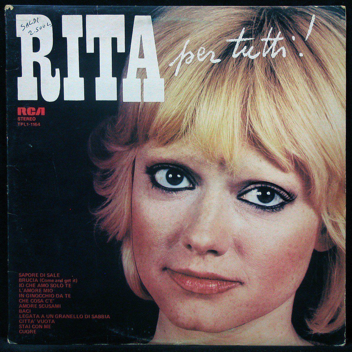 

LP Rita Pavone - Rita Per Tutti RCA Italiana (302862)