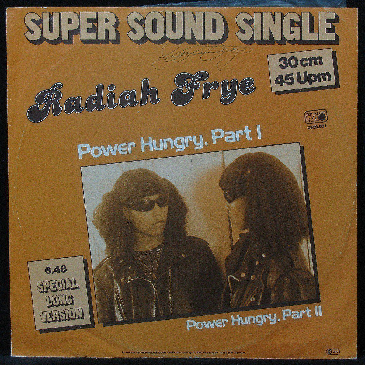 LP Radiah Frye - Power Hungry (maxi) Metronome (302861)