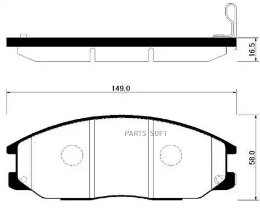 

Колодки тормозные дисковые hyundai: grandeurxg 3.0