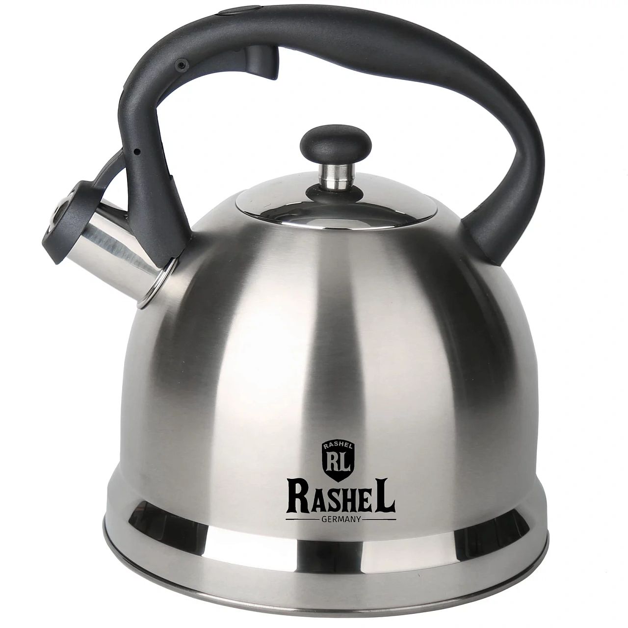 Чайник RASHEL из нержавеющей стали 3 л со свистком М-7185