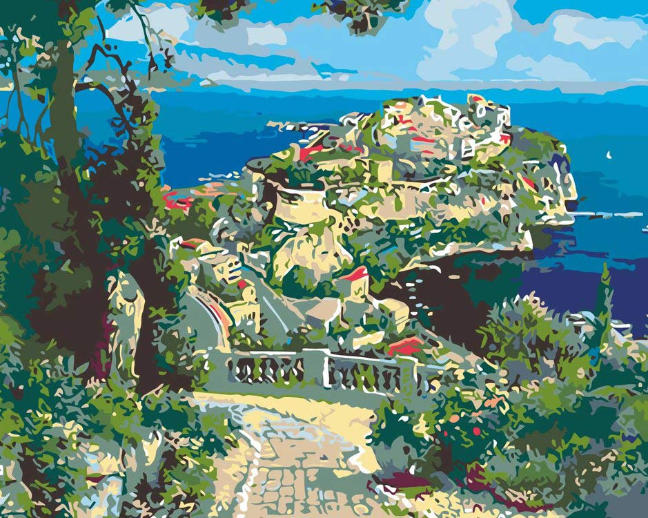 

Картина по номерам Живопись по Номерам Княжеский дворец в Монако, 40x50, Княжеский дворец в Монако
