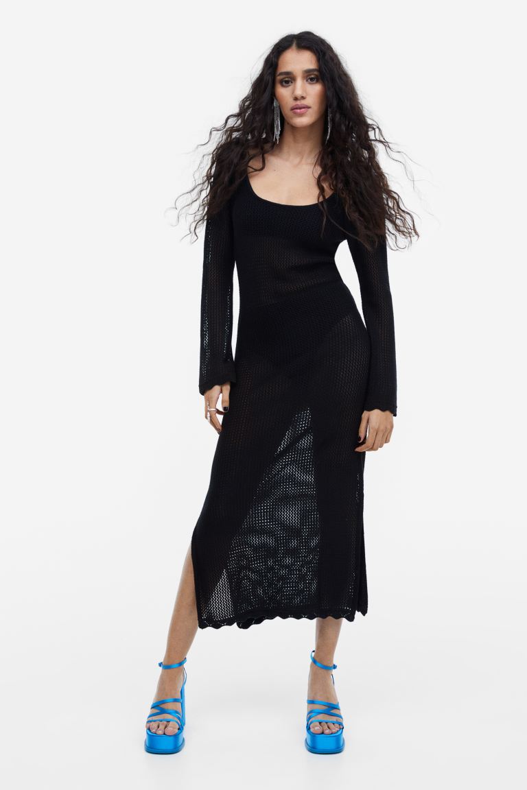 

Платье женское H&M 1147254003 черное S (доставка из-за рубежа), Черный, 1147254003