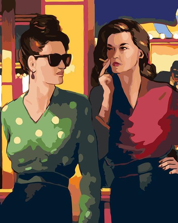 

Картина по номерам Живопись по Номерам Подруги, 40x50, Подруги