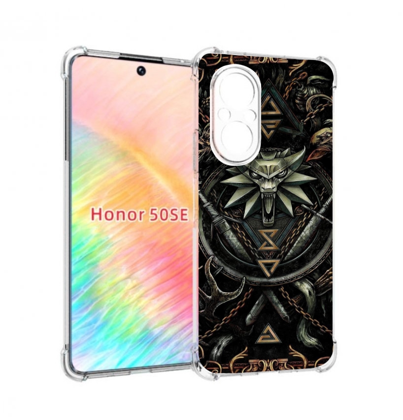 

Чехол бампер MyPads загружено для Honor 50 SE противоударный, Прозрачный, Tocco
