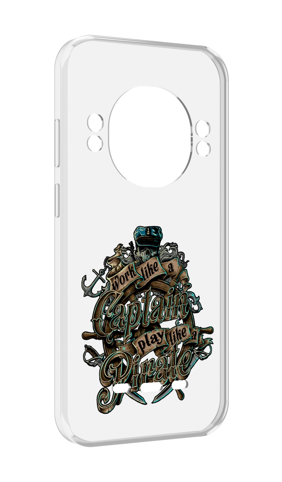 

Чехол MyPads капитан пиратов для UleFone Power Armor 16 Pro, Прозрачный, Tocco