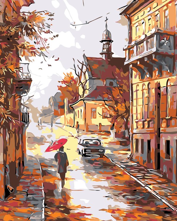 

Картина по номерам Живопись по Номерам Осенью, 40x50, Осенью