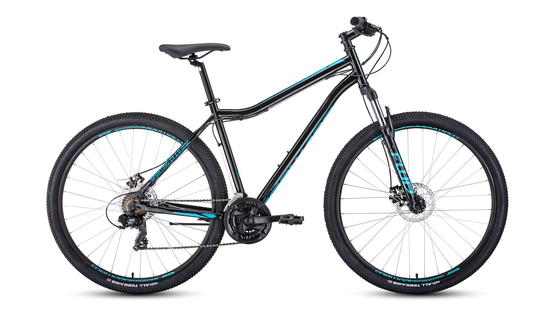 

Горный велосипед Forward SPORTING 29 2.0 disc 2021 RBKW1M19G014, Черный, SPORTING 29 2.0 disc 2021